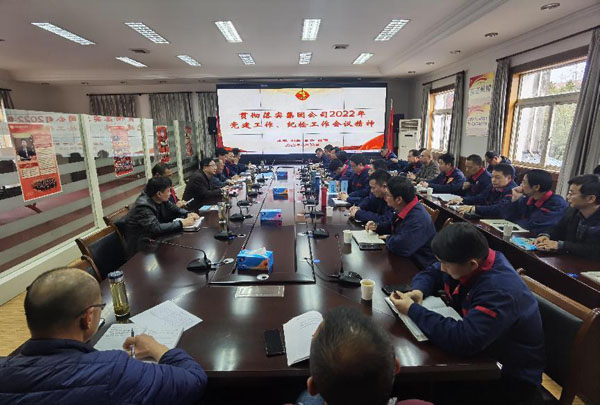 公司召開會議傳達集團公司黨建工作、紀檢工作會議精神