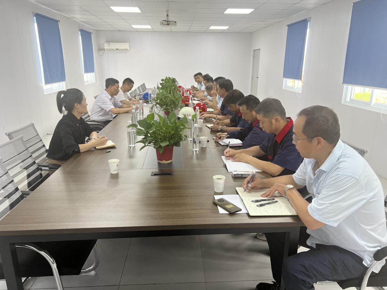 集團(tuán)公司總經(jīng)理丁士啟到銅基新材料項目調(diào)研指導(dǎo)工作 集團(tuán)公司總經(jīng)理丁士啟到銅基新材料項目調(diào)研指導(dǎo)工作